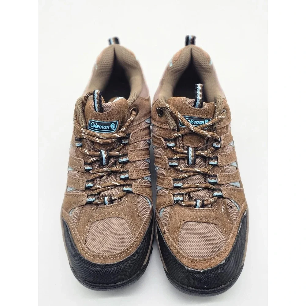 Coleman Crescent-W Hiking Shoes Women 7 Brown  Leather Mesh Outdoor